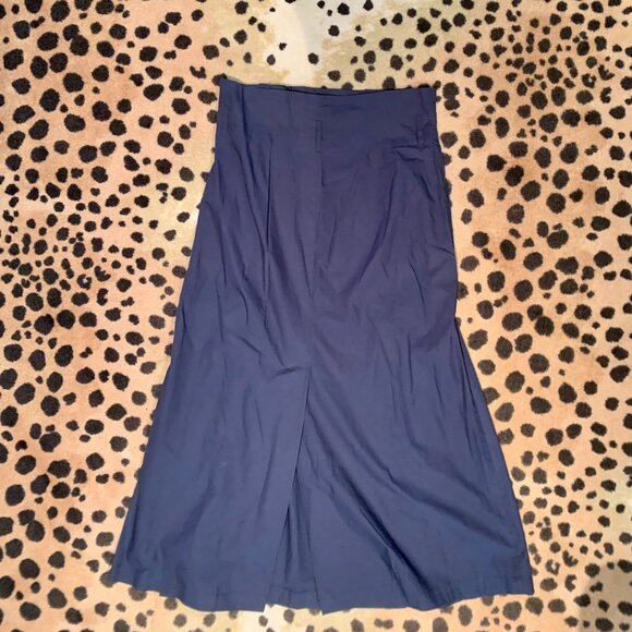 MaxMara Weekend Navy cotton skirt, size 14 - Picture 4 of 6